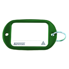 KEVRON ID10 Jumbo Key Tags Bag of 50 Assorted Colours  x 50 - Green