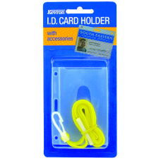 KEVRON ID1013 LA  Card Holder with Lanyard  - Clear