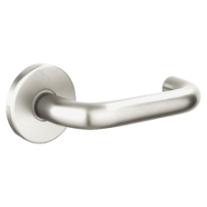 URFIC Easy Click Return To Door Lever on Rose  - Polished Nickel