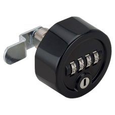 RONIS C4 Combination Cam Lock With Key Override  - Black
