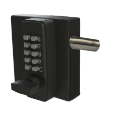 GATEMASTER DGLS Single Sided Handed Digital Gate Lock Left Handed DGLS01L 10mm 30mm - Black