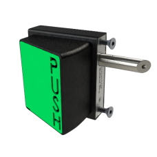 GATEMASTER SBQEKL Bolt On Cylinder Exit Pushpad Right Handed SBQEKLR01 10mm 30mm - Black & Green