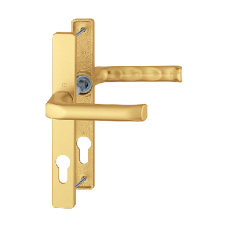 HOPPE London 72mm UPVC Lever Door Furniture 113/200LM 72mm Centres  - Gold