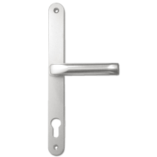 HOPPE London UPVC Lever / Moveable Pad Door Furniture 76G/3831N/113 92mm/62mm Centres  - Silver