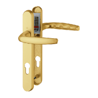 HOPPE Atlanta UPVC Lever Door Furniture 1530/3831N 92mm Centres  - Gold