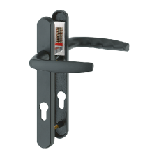 HOPPE Atlanta UPVC Lever Door Furniture 1530/3831N 92mm Centres  - Black