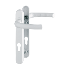 HOPPE Tokyo 92mm UPVC Lever Door Furniture 1710RH/3370N/3360N 92mm Centres  - White