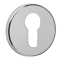 URFIC Easy Click Euro Escutcheon  - Stainless Steel Effect