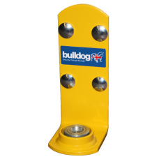 BULLDOG Roller Shutter Door Lock GR500  - Yellow (Powder Coated)