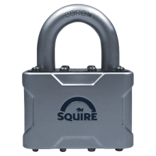 SQUIRE Vulcan Open Boron Shackle Padlock Key Locking 50mm - Blue & Silver