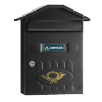 ARREGUI Villa Mailbox  Textured - Black