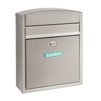 ARREGUI Compact Mailbox  - Satin Stainless Steel