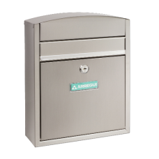 ARREGUI Compact Mailbox  - Satin Stainless Steel
