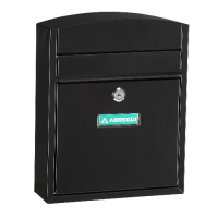 ARREGUI Compact Mailbox  - Black