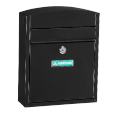 ARREGUI Compact Mailbox  - Black