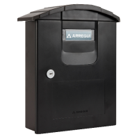 ARREGUI Costa Plastic Mailbox  - Black