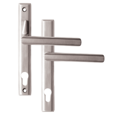 LOXTA Stealth Double Locking Lever Handle (Euro External) - 211mm 92PZ  - Polished Silver