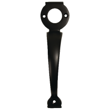 A PERRY Solid Brass Long Throw Lock Gate Handle  - Black