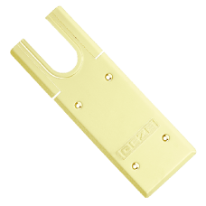 GEZE TS500 Cover Plate for Floor Spring  - Polished Brass