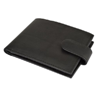 BEE-SECURE  Leather Bifold RFID Wallet 1176 - Black