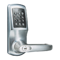 CODELOCKS CL5520 Smart Digital Lock With Mortice Lock & Cylinder  - Brushed Steel