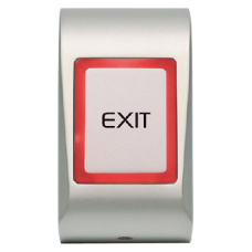 VIDEX Touch Sensitive Red/Green Exit Button  - Silver