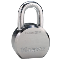 MASTER LOCK Pro Series Open Shackle Padlock 5 Pin 6230 5 Pin - Chrome Plated