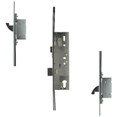 FULLEX Crimebeater 220 Pro Lever Operated Latch & Deadbolt Split Spindle 20mm Radius - 2 Hook 45/92-62
