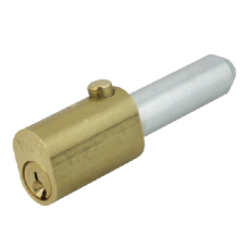 ILS Lock Sys FDM005 Oval Bullet Lock 80mm x 14mm x 33mm FDM.V.005-1 Keyed To Differ  - Polished Brass