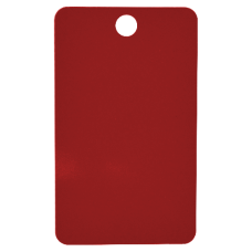 U-MARQ Rectangular Key Tag  75mm x 40mm - Red