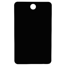 U-MARQ Rectangular Key Tag  75mm x 40mm - Black