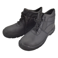 WARRIOR Work Boots UK Size 10 - Black
