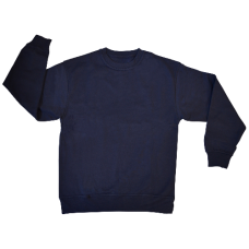 WARRIOR Polycotton Sweatshirt   - Navy Blue