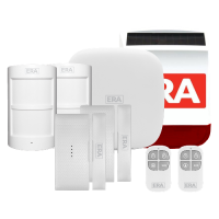 ERA HomeGuard Alarm Kit 1 1 Hub, 2 PIR, 2 Contact, 2 Remote, Siren