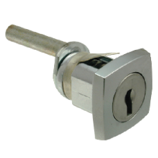 L&F 2736 Square Snap Fit Camlock 22mm Keyed To Differ - Chrome Plated