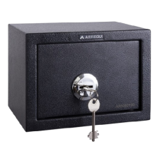 ARREGUI Class Key Locking Desktop Safe  - Dark Grey
