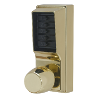 DORMAKABA Simplex 1000 Series 1011 Knob Operated Digital Lock  1011-03 - Polished Brass