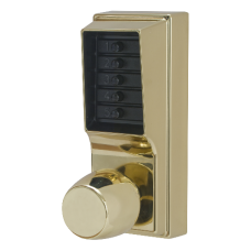 DORMAKABA Simplex 1000 Series 1011 Knob Operated Digital Lock  1011-03 - Polished Brass