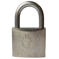 LINCE Nautic Brass Body Corrosion Resistant Open Shackle Padlock 35mm - Stainless Steel