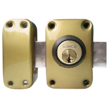 LINCE Rim Deadlock 3916 Keyed Both Sides  - Gold