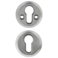 ERA High Security Cylinder Escutcheon  - Satin Chrome