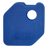 EVVA EPS Coloured Key Caps  No 0043522485 - Blue