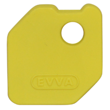 EVVA EPS Coloured Key Caps  0043522558 - Yellow