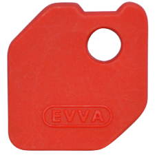 EVVA EPS Coloured Key Caps  0043522574 - Red