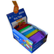 KEVRON ID35 Big Tags Box of 30  Box of 30 assorted colours - Assorted Colours