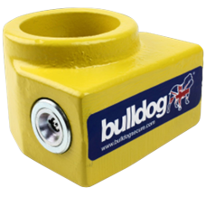 BULLDOG King Pin Lock KP100 KP100 To Suit 51mm 2in King Pins - Yellow