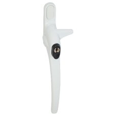 ERA Charisma Inline Cockspur Locking Espag Handle 12mm Left Handed Locking  - White