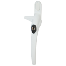 ERA Charisma Inline Cockspur Locking Espag Handle 12mm Right Handed Locking  - White