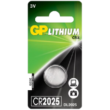 GP C2025 Lithium Coin Cell Battery CR2025