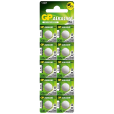 GP A76-C10 LR44 Alkaline Battery A76-C10 LR44 Pack of 10